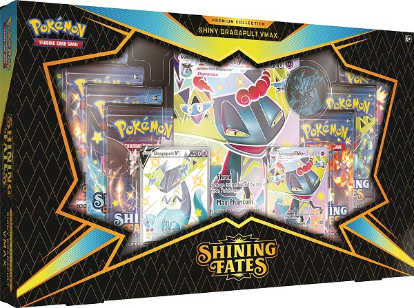 Pokemon Shining Fates Shiny Dragapult VMAX Premium Collection Box